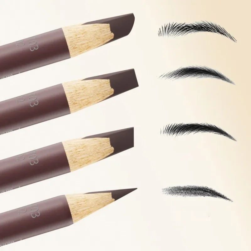 Eyebrow Pencil Waterproof Eyebrow Enhancers Long Lasting Brow Cosmetics Professional Makeup Brow Microblading Eyebrow Pencils