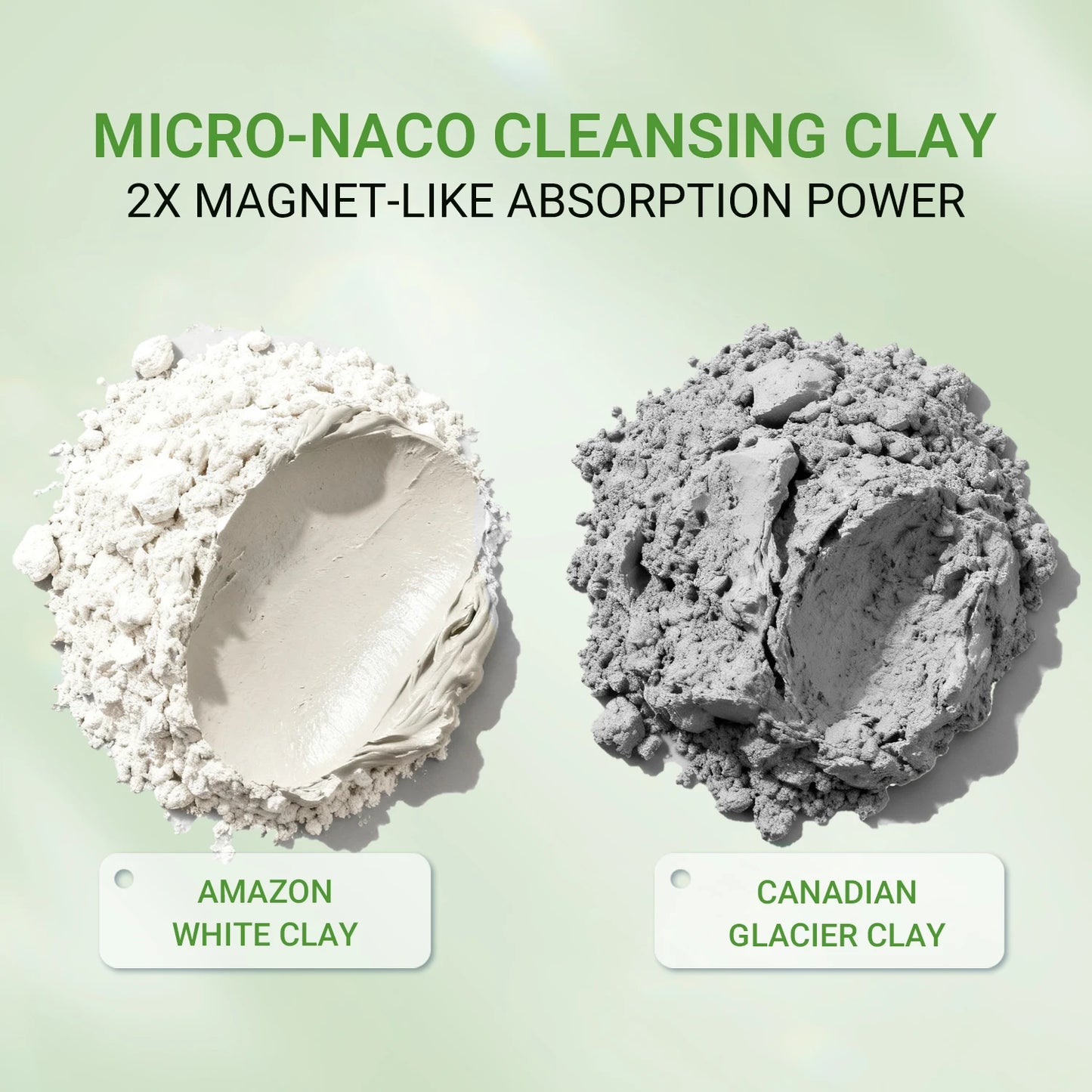 Dr.Leo White Clay Mask Black Heads Removal Deep Cleansing & Purifying Salicylic Acid Black Heads Removal Exfoliating Oil Control