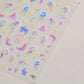 Magical Blow Bubbles Goldfish Bunny Rabbit Cat Kitten Shape Shiny Dreamy Bubbles 5D Nail Art Decorations Sticker Manicure Decal