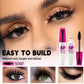 4D Waterproof Curling Mascara Lengthens Eyelashes Extension Black Silk Fiber Lasting Mascara Cosmetic No Smudging Female Makeup