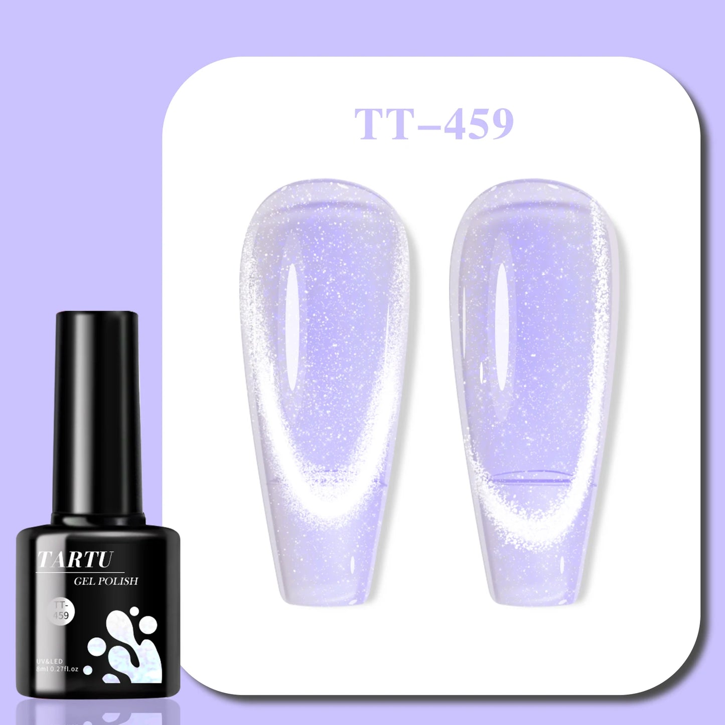 Cat Eye Gel Nail Polish,Red Brown black 8ml Soak Off LED/UV, Holographic Glitter Nail Art,for Home Salon Manicure Gift for Women
