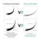 FADVAN 0.15/0.20mm Ellipse Lashes Flat Soft Wires Eyelash Extensions C/D Curl Super Mink Faux Semi-permanent Individual Lash