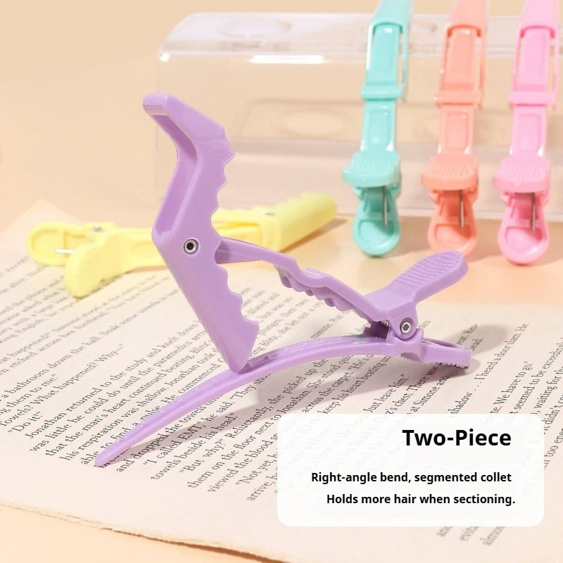 6PCS Alligator Hair Clips Hairdressing Clamps Claws Section Clip Barber Crocodile Hairpin Salon Styling Tools Hair Accessories