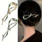 1pc Zinc Alloy Rhinestone Snake Hair Ornament, Retro Elegant High-End Hairpin, Four Seasons Personality Versatile Headwear, Suit
