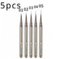 Nails Art Liner Brushes Elongated Lines Striping Drawing Painting  6/9/12/15/18/25mm Nail Design Pen Professional Manicure Tool