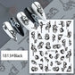 Cherry Blossom 3D Nail Stickers White Flower Petals Nail Art Decals Elegant Wedding Design Spring Sakura Manicure Slider Decor