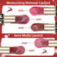 CATKIN Christmas limited New Year's lipstick for lips CATKIN moisturizing with golden glosses, tone CP170 Crimson pink, 3.6 g