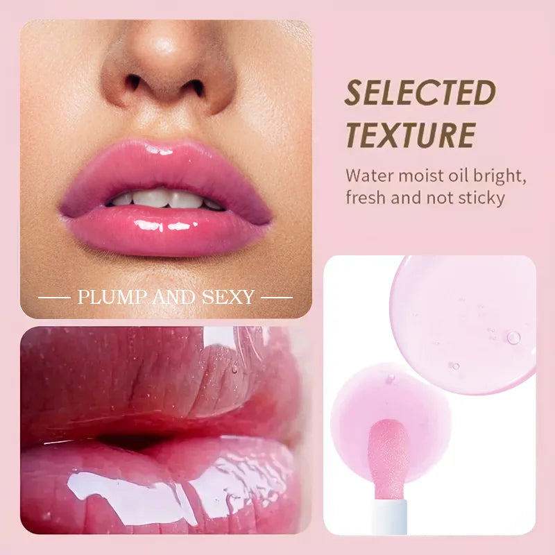 Three Colors Randomly Sent Moisturizing Lip Gloss Lip Oil: Light and Comfortable, Long - Lasting, Makeup Mirror Effect Christmas