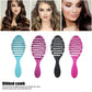 4 Colors Detangling Hair Brush Flexible Vented Curly Hairdressing Hair Brushes Salon Hairdressing Accessories