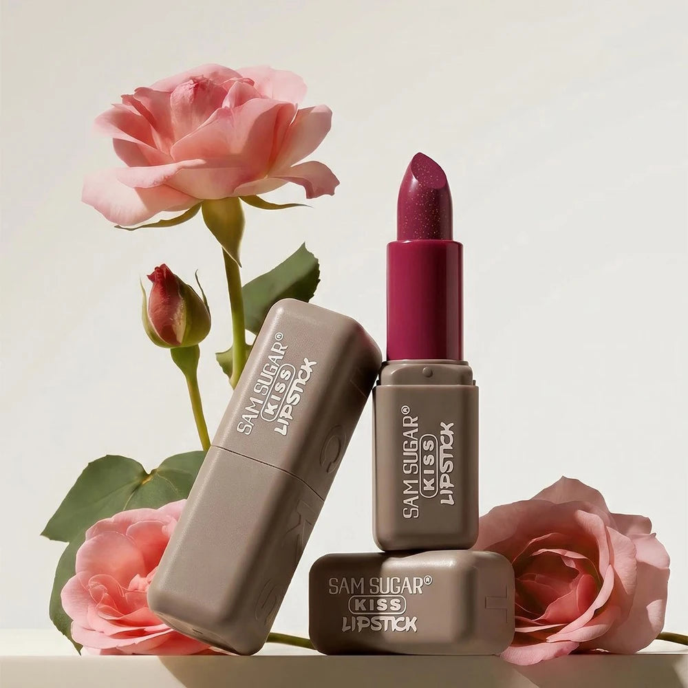 12 Colors Velvet Pearl Shimmer Lipstick, Metallic Sparkle Glitter Lip Makeup, Long Lasting Moisturizing Matte Lipstick