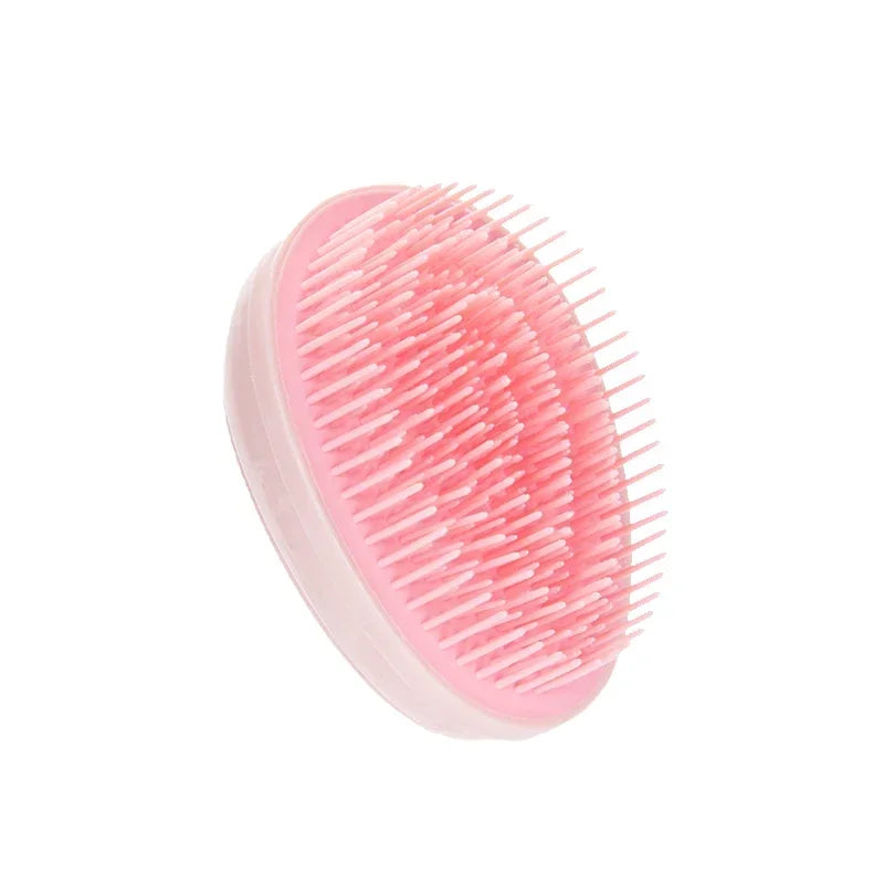 Mini Egg Round Shape Hairbrush Small Scalp Massage Comb Soft Portable Hair Brush Wet Dry Detangling Hairdressing Comb for Travel