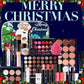 POPFEEL Christmas Makeup Set - Complete Holiday Cosmetic Collection Featuring Eyeshadow, Concealer, and Lipstick，Gift-Giving.