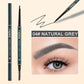 Eyebrow Pencil, Double-Ended, Long-Lasting And Waterproof, Suitable For All Eyebrow Shapes, With Smooth And Natural Effect