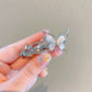 Y2K Silver Metal Butterfly Hairpins Women Stars Side Bangs Barrettes Seamless Duckbill Hairs Clips Girls Hair Accessoires