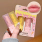 Cappuvini Cheese Lip Balm Long-Lasting Moisturizing Deep Moisturizing Non-Stick Repairing Anti-Wrinkle Anti-Cracking Lip Mask Lipstick Base