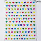 Cat's Eye 5D Gradient European Love Heart Gem Wing Crystal Geometric Colorful Self Adhesive Nail Art Stickers Manicure Decals