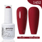 Arte Clavo 15ml Rose Red Pink Color Gel Nail Polish Autumn Winter Hot Sale Long Lasting Soak Off For Manicure Nail Art Gel