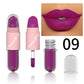 Lipstick Lip Gloss 2-in-1 Matte Lip Color Velvet Lip Glaze Waterproof Long Lasting Non-marking Natural Lip Tint Blam Cosmetic