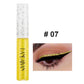 HANDAIYAN 12 Colors Shiny Eye Liners Pigment Silver Rose Gold Color Glitter Liquid Eyeliner Metallic Colorful Makeup For Women