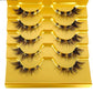 5pairs Mink Eyelashes Invisible Band Lash Extension Natural False Eyelashes Cross Cluster Fairy 3D Faux Big Eye Long Fake Lashes