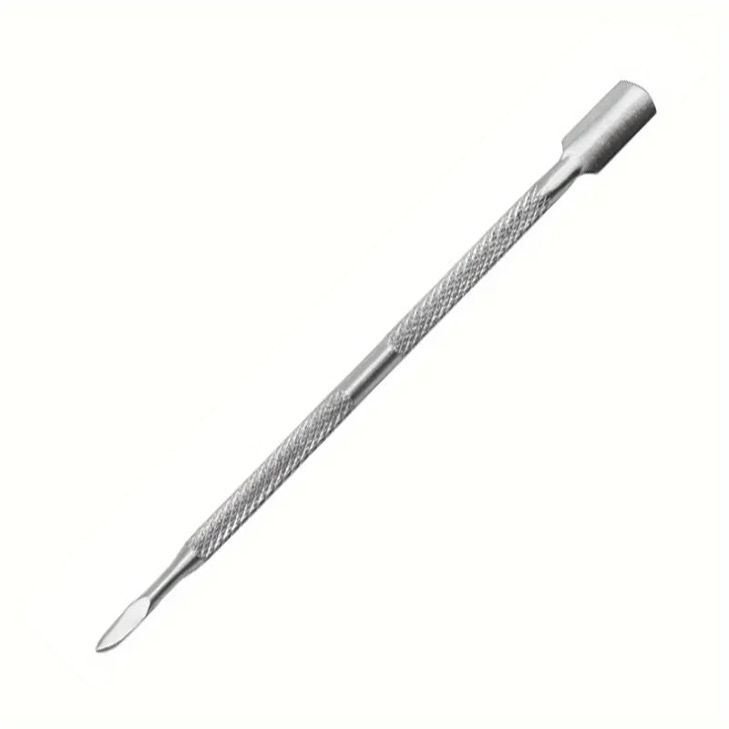 Multicolor Double-ended Stainless Steel Cuticle Pusher Dead Skin Push Remover For Pedicure Manicure Nail Art Cleaner Care Tools