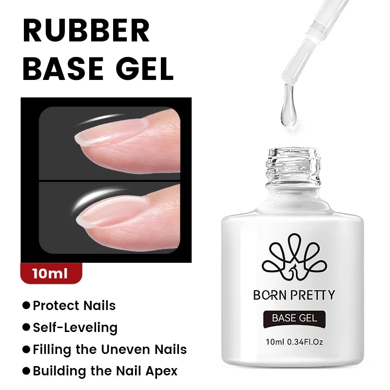 BORN PRETTY 10ml Jelly Nude Gel Nail Polish 50 Colors Semi Transparent Nail Art Nail Supplies Soak off UV LED Nails Gel Varnish