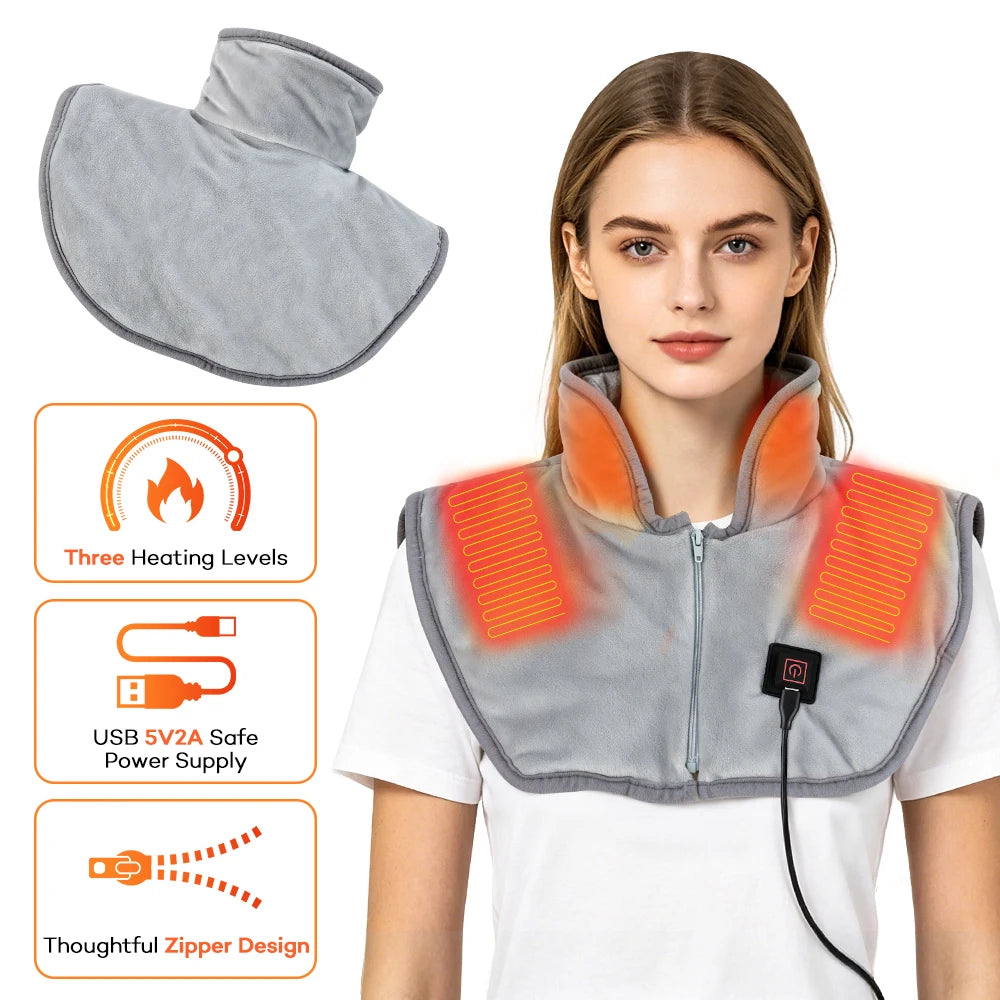 Electric Heating Pad Blanket Thermal Shoulder Abdomen Back Eliminate Fatigue Winter Warmer Home Office Constant Temperature
