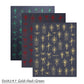 3/6pcs Christmas Nail Art Stickers 3D Snowflake Bow French Line Design Decals DIY Self-Adhesive New Year Manicure Decoration