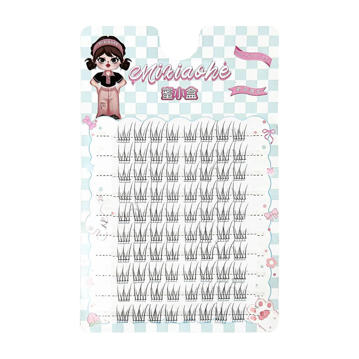 3/6/10 Rows Natural Charming Lashes Y2k Segmented Foxes Eyelash Extension Fluffy Single Clusters False Eyelashes Makeup Tools