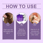 Keratin Purple Hair Mask 100g Repair Treatment for Gray & Yellowing Hair, Anti-Brass Toning Mask for Blonde & Bleached Hair