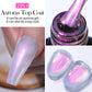LILYCUTE 7ML 2 IN 1 Auroras Top Coat Glitter Pink Purple Auroras Laser Gel Nail Polish DIY Semi Permanent Soak Off Nail Art
