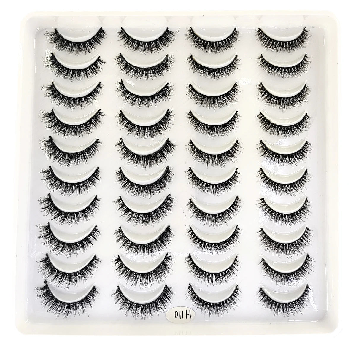 2023 New 20 pairs natural long 3D mink false eyelashes fake lashes makeup kit Mink Lashes extension eye lashes short eyelashes