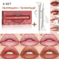 3pcs/ set Lip Tint Marker Liquid lipstick Nude Matte Shades, Lip Liner and Stick 2-in-1, Durable waterproof  Christmas gift