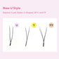 DIYDAY U-shaped YY Eyelash Extension Premium PBT Double Layer U-Shaped YY Lashes Ultra Soft Featherlight False Mink UY Eyelashes