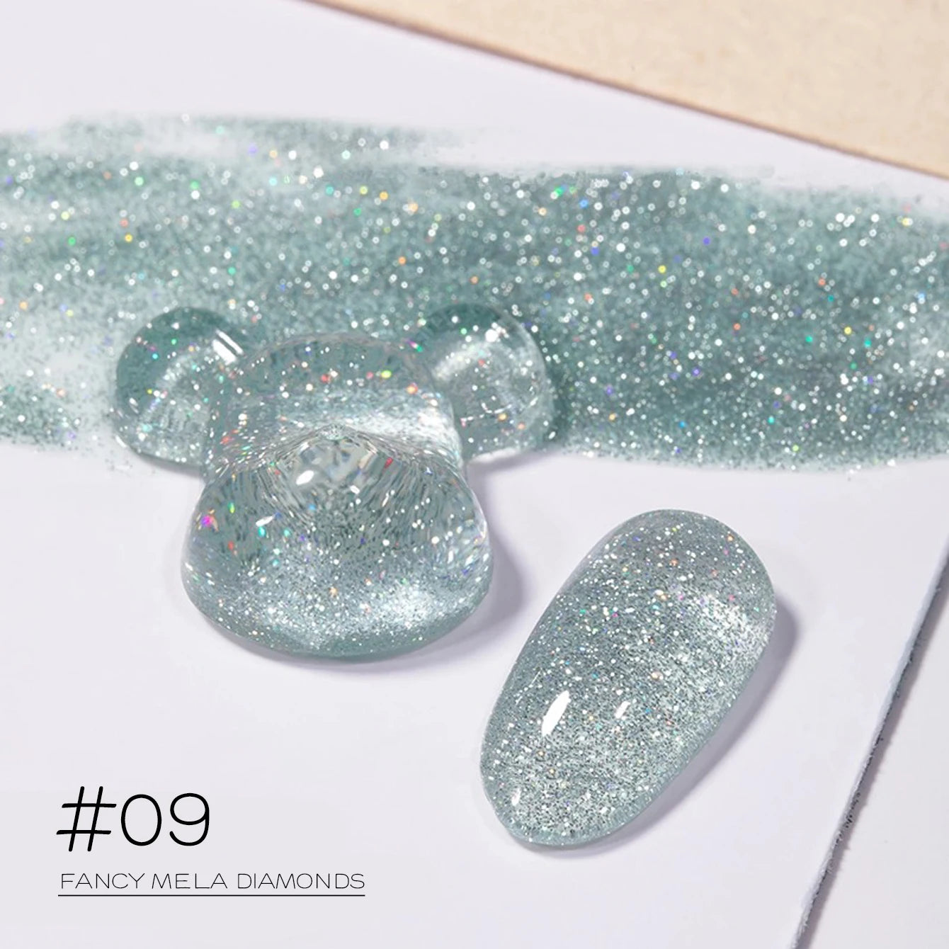 MIANEL 12ML Fall Winter Holographic Diamond Gel Nail Polish Ultra Glittery High-Density Sparkle Finish New Launch 2025