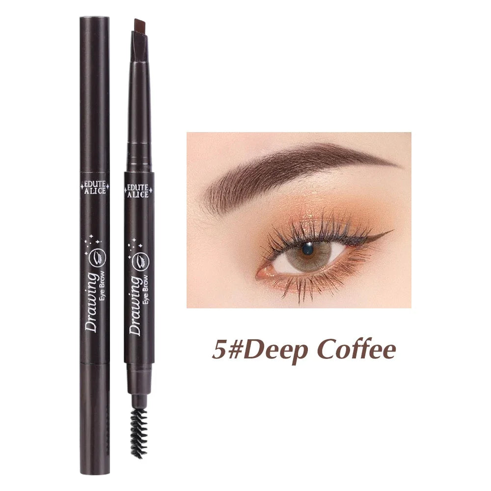 Double Head Ultra Fine Eyebrow Pencil Long Lasting Waterproof Eye Brow Pen Tint Mascara Enhance Cosmetics Beauty Women Makeup
