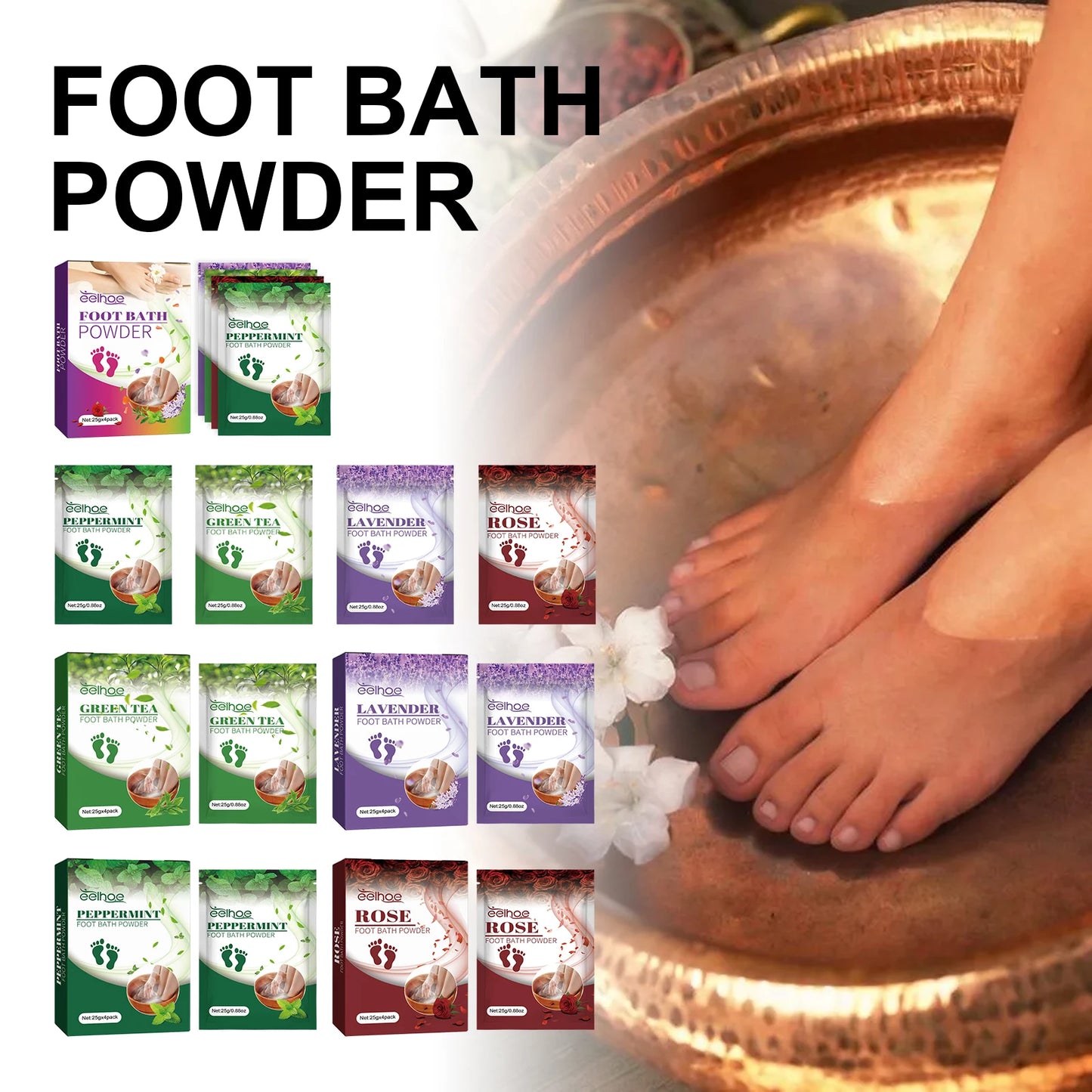 Foot Bath Salt Quickly Removing Dead Skin Soften Cuticles Reduce Foot Fatigue Discomfort Foot Care Spa Foot Exfoliation Therapy
