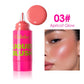 Liquid Pearlescent Blush Hydrate All Day Air Cushion Press Face Cheek Tint Moisturized Long Lasting Rouge Cheek Contour Makeup