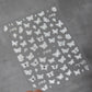 Golden Thread Butterfly Jelly Series Nail Art Stickers High Quality New Bronzing DIY Manicure Decal Decoration