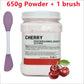 650g Chamomile Hyaluronic Acid Facial Moisturizing Mask Powder with Silicone Brush Increasing Skin Elasticity Rose Jelly Mask