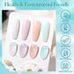 BORN PRETTY Milky Jelly Rubber Base Gel for Gel Nail Polish 15ml Russian Self-leveling Nude Color Soak Off Semi Permanent UV Gel