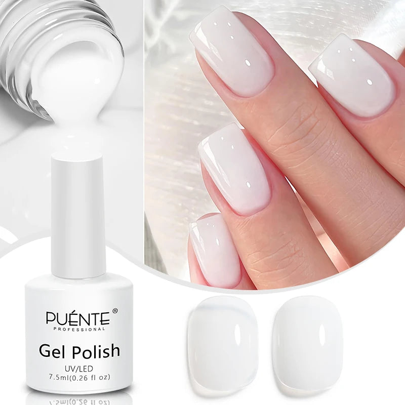 PUENTE 7.5ML Golden Gems Cat Magnetic Gel Nail Polish Pink Brown Blue Colors Golden Glitter Cat Eye Soak Off UV Nail Art Varnish