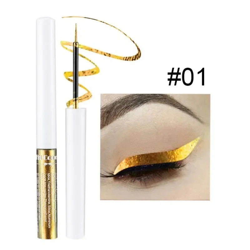 Metallic Discoloured Eye Shadow Purple Green Glitter Eyeshadow Makeup Chameleon Eyeshadow Liquid Polarized Colorful Cosmetics