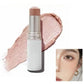10g Highlighter Stick Sheer Shimmer Color Cream Blush Stick Long Lasting Sweat Proof Portable Twist Up For Face Cheeks Eyes