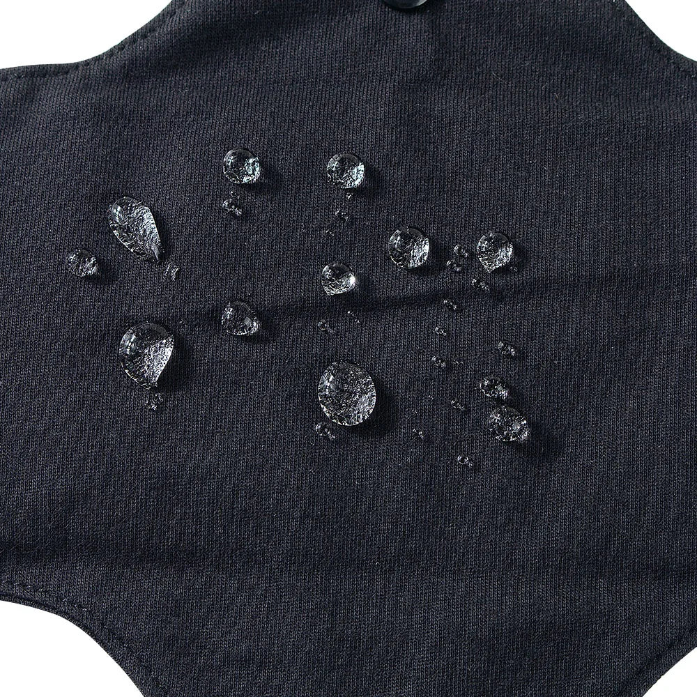 1pc Balck Pure Cotton Sanitary Pad Ladies Reusable Cloth Menstruation Washable Menstrual Pads with Button Breathable Care Pads
