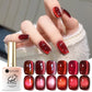 UR SUGAR 15ml 6 Colors Shine Red Winter Christmas Cat Magnetic Gel Nail Polish Sparkling Glitter Semi Permanent Soak Off UV Gel