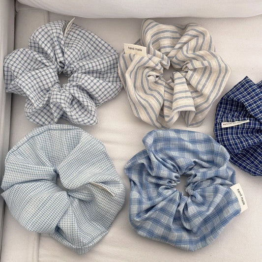 Large Big Hair Band Ties Accessories for Women Girl Rubber Korean Elastic Scrunchies Vintage Fascinators Elegant Leading Fashion