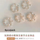 Flat Pearl Wreath Star Bowknot Butterfly Rhinestones Christmas Koi Metal Alloy Jewelry Nail Art Decorations Manicure Accessories