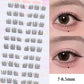 No Glue Needed Idol False Eyelashes Large Capacity 7-9mm Self Adhesive Eyelashes tweezers DIY Lash Extension Cluster Lashes