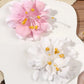 2pcs Boho Style Oversized Faux Flower Hair Clip Set, Elegant Beach Side-Bang Decor Headpieces Claw Clips Hair Claws Hair Barrettes, School Stuff, Pink Hair Clips, Vacation Outfits Woman, Girly, Hair Accessories, Valentines Ac